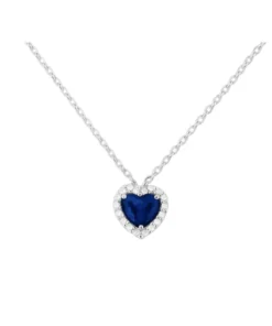 سلسله بنادورا قلب ازرق – Pandora necklace blue heart